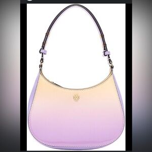 Tory burch Emerson dip dye patent leather shoulder bag